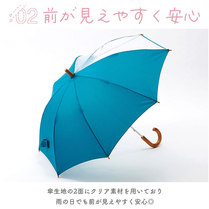 BACKYARD FAMILY「サンキューニプラスエム 392 plus m 傘 キッズ 子供用 55cm 通販 45cm 北欧風」|傘|