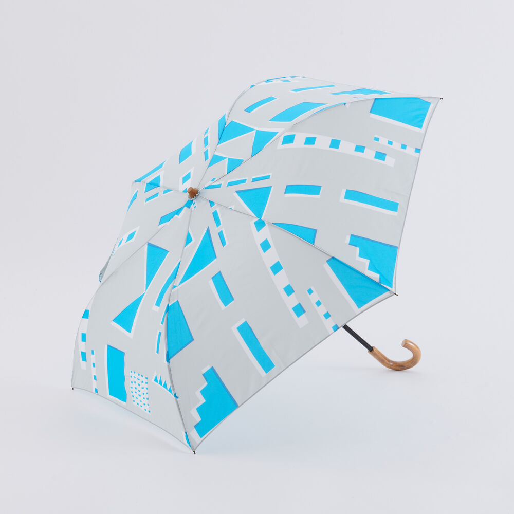 BACKYARD FAMILY「392 plusm 傘 通販 折りたたみ傘 折り畳み傘 雨傘 かさ カサ レディース たたみやすい」|傘|ブルー1