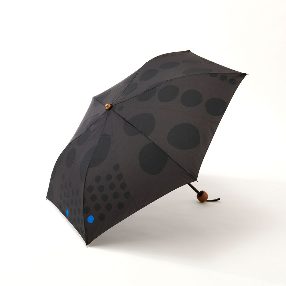 BACKYARD FAMILY「392 plusm 傘 通販 折りたたみ傘 折り畳み傘 雨傘 かさ カサ レディース たたみやすい」|傘|ブラック1