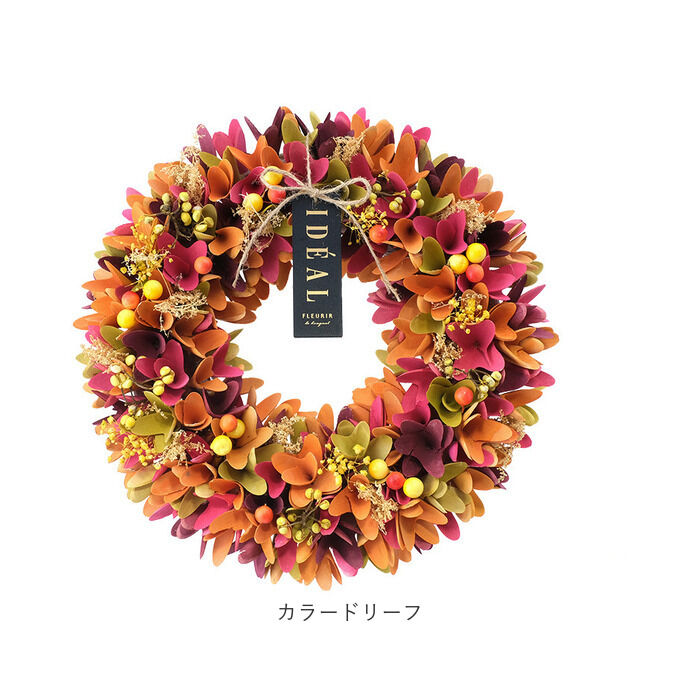 BACKYARD FAMILY「ナチュラルリース L 通販 リース 造花 お花 フラワーアレンジメント プリザーブドフラワー」|その他|