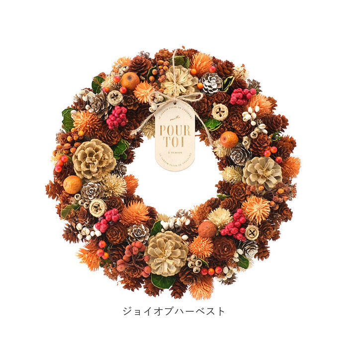 BACKYARD FAMILY「ナチュラルリース L 通販 リース 造花 お花 フラワーアレンジメント プリザーブドフラワー」|その他|