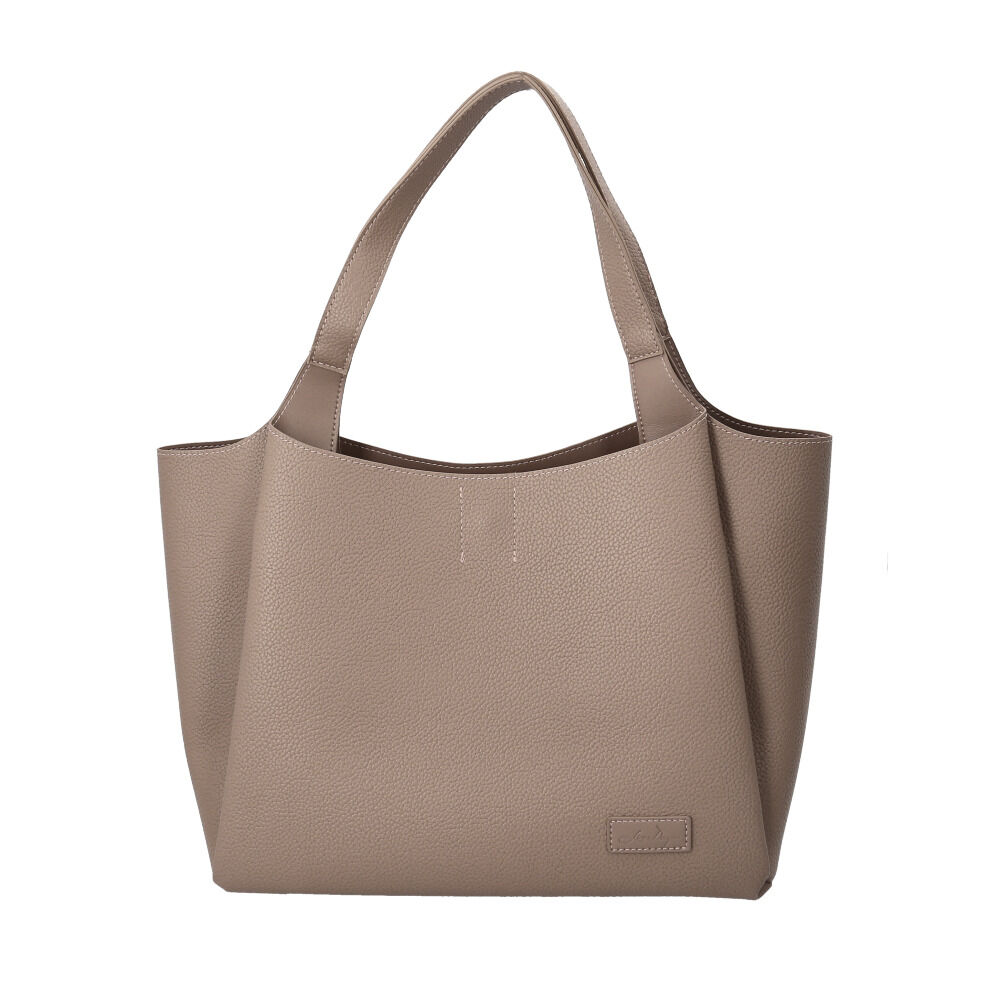 BACKYARD FAMILY「lizdays リズデイズ PUレザー トートバッグ 大容量 通販 トートバック トート 肩掛け」|トートバッグ|グレー2