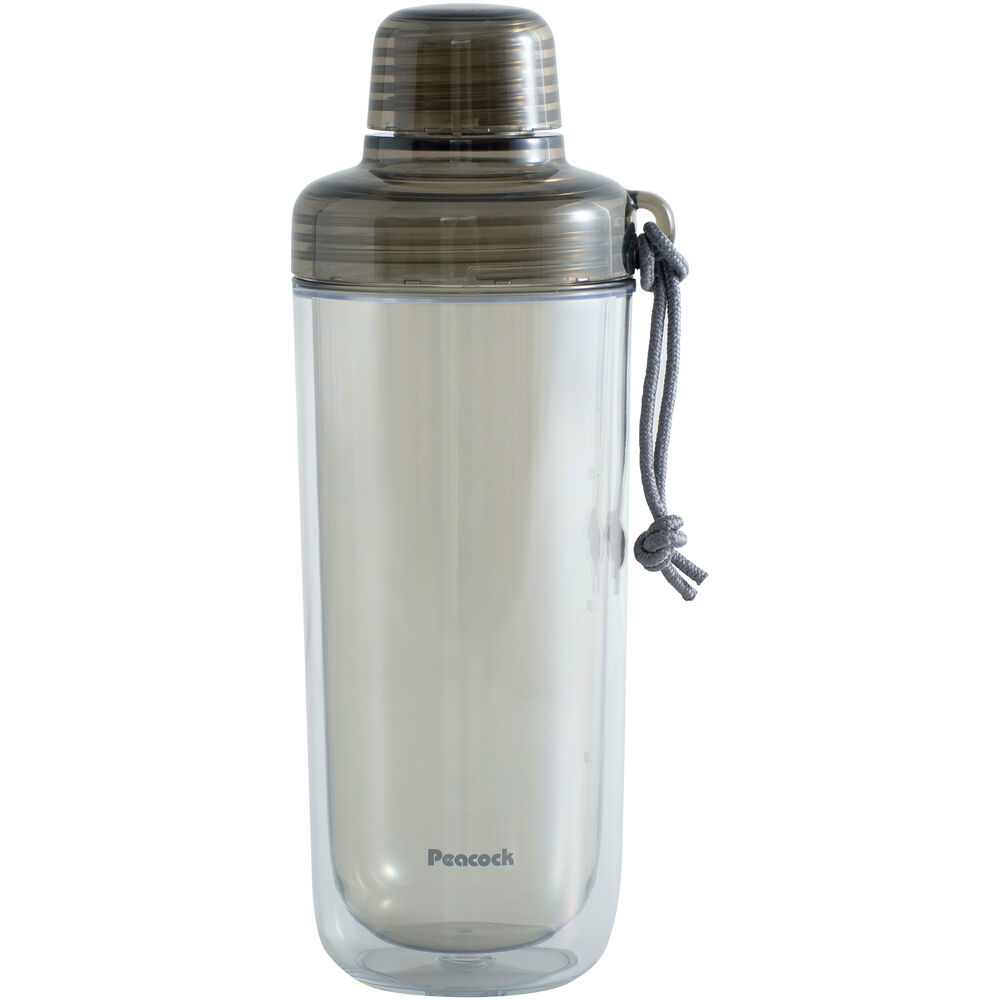 BACKYARD FAMILY「ピーコック Peacock 水筒 PPB-50 通販 クリアボトル キャップタイプ 480ml」|食器・キッチングッズ|ブラック1