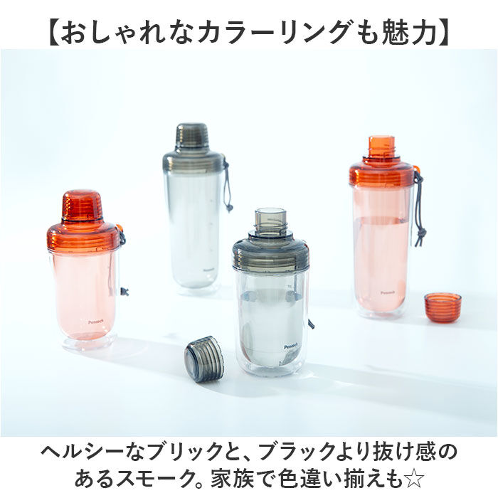 BACKYARD FAMILY「ピーコック Peacock 水筒 PPB-50 通販 クリアボトル キャップタイプ 480ml」|食器・キッチングッズ|