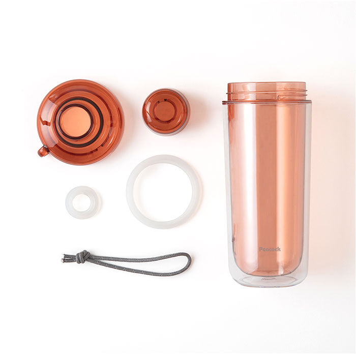 BACKYARD FAMILY「ピーコック Peacock 水筒 PPB-50 通販 クリアボトル キャップタイプ 480ml」|食器・キッチングッズ|