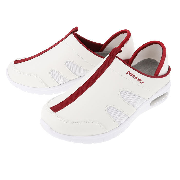 BACKYARD FAMILY「ピュアウォーカー ナースシューズ 通販 pure walker pw0513 スリッポン 紐なし」|スリッポン|