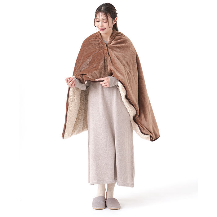 BACKYARD FAMILY「ひざ掛け 暖かい 通販 ブランケット 毛布 腰巻 腰巻き アルミ入り あったか 寒さ対策」|ブランケット|