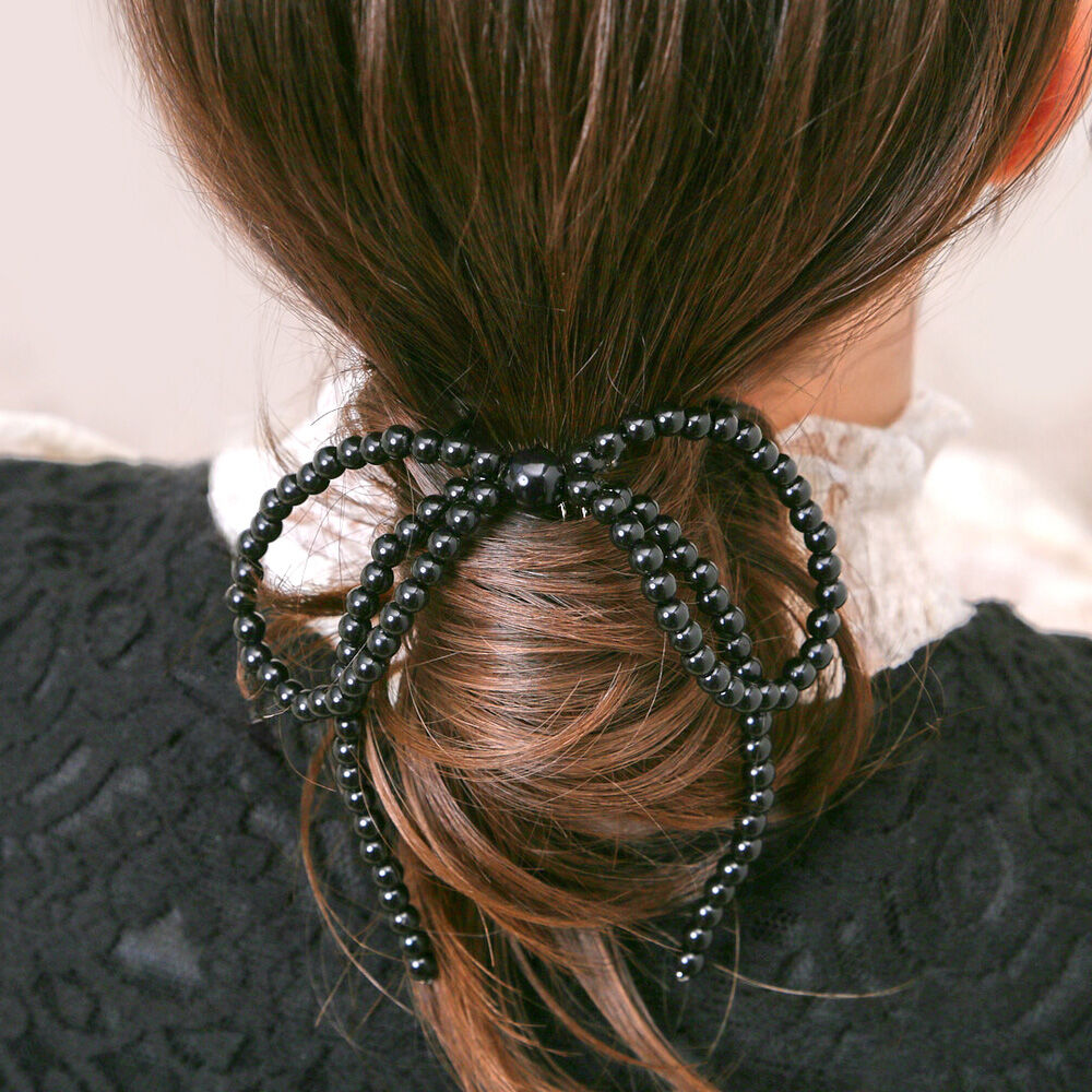 BACKYARD FAMILY「RORA ヘアコーム 通販 ローラ アンバー ヘアピン ヘアアクセサリー 髪飾り 髪留め キッズ」|その他|ブラック1