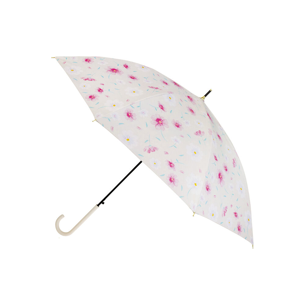 BACKYARD FAMILY「長傘 晴雨兼用 通販 晴雨兼用傘 晴雨兼用長傘 UVカット ジャンプ式 雨傘 晴れ雨兼用傘」|傘|ピンク1