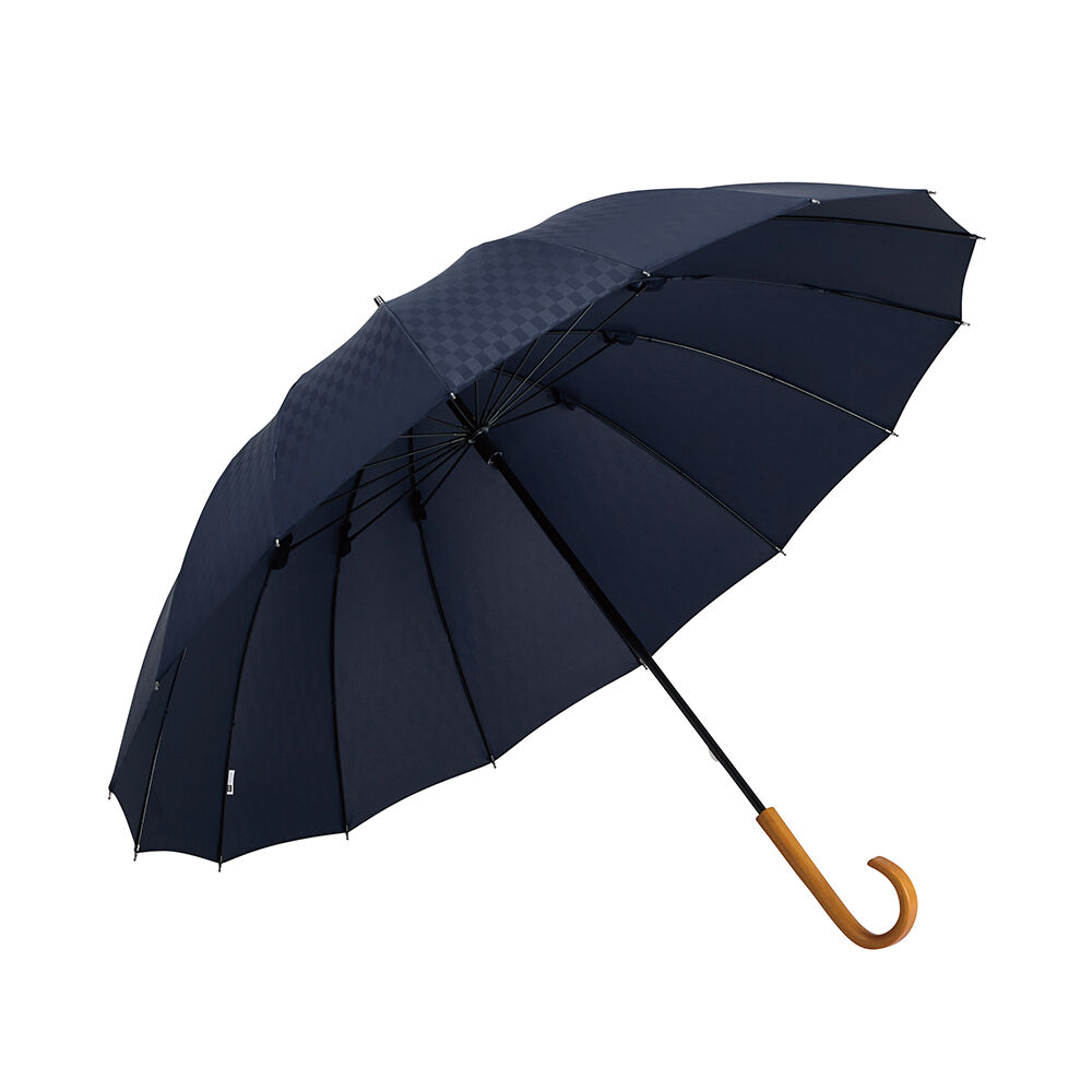 BACKYARD FAMILY「mabu 傘 マブ SMV-4228 通販 長傘 16本骨 晴雨兼用傘 雨傘 日傘 晴雨兼用長傘」|傘|ブルー1