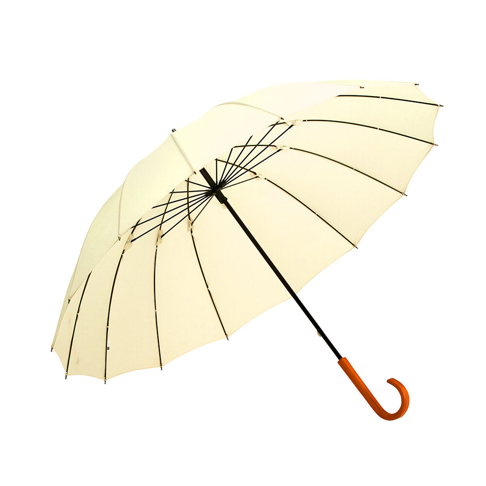 BACKYARD FAMILY「mabu 傘 マブ SMV-4228 通販 長傘 16本骨 晴雨兼用傘 雨傘 日傘 晴雨兼用長傘」|傘|ベージュ1