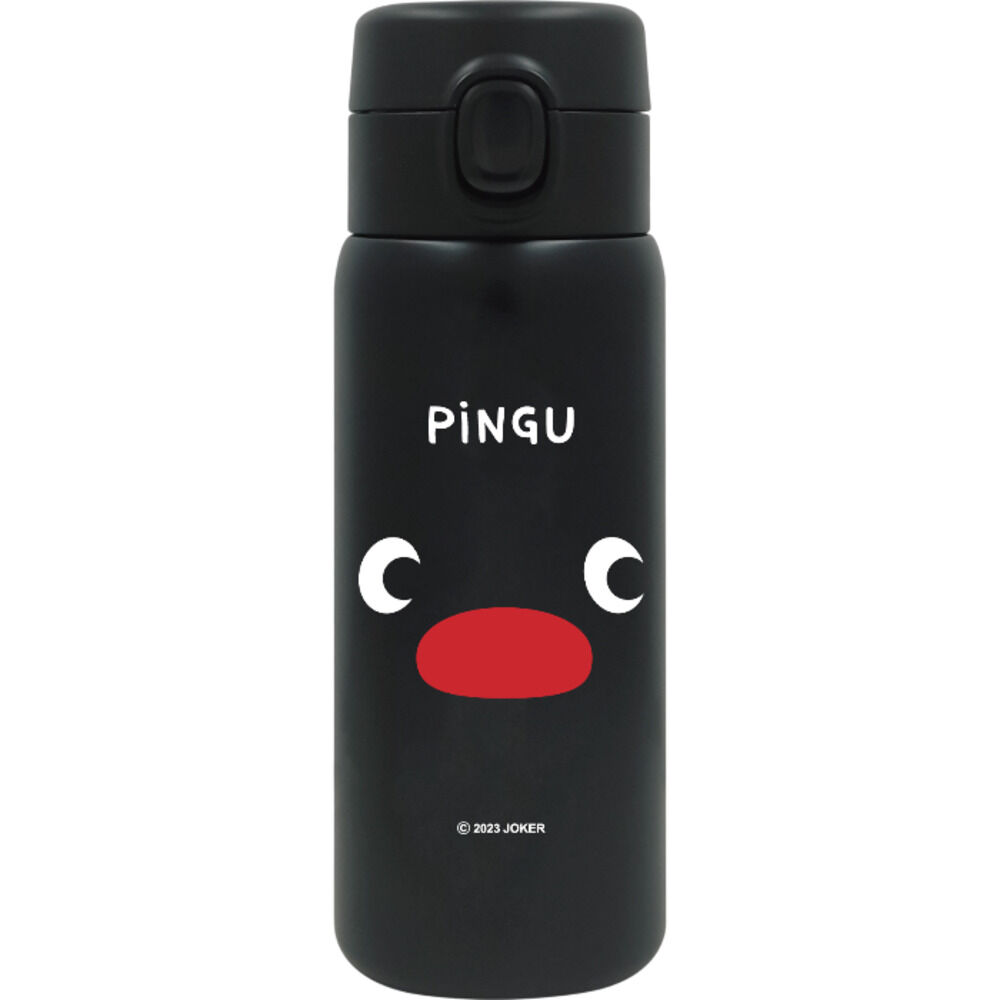 BACKYARD FAMILY「水筒 ワンタッチ かわいい 350ml 通販 ステンレスボトル ワンプッシュボトル マグボトル」|食器・キッチングッズ|ブラック2