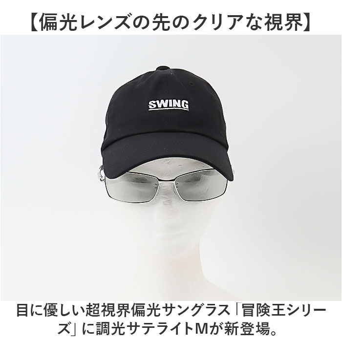 BACKYARD FAMILY「冒険王 サングラス 調光 通販 調光サテライト 偏光グラス 偏光サングラス メガネ 偏光 眼鏡」|サングラス|