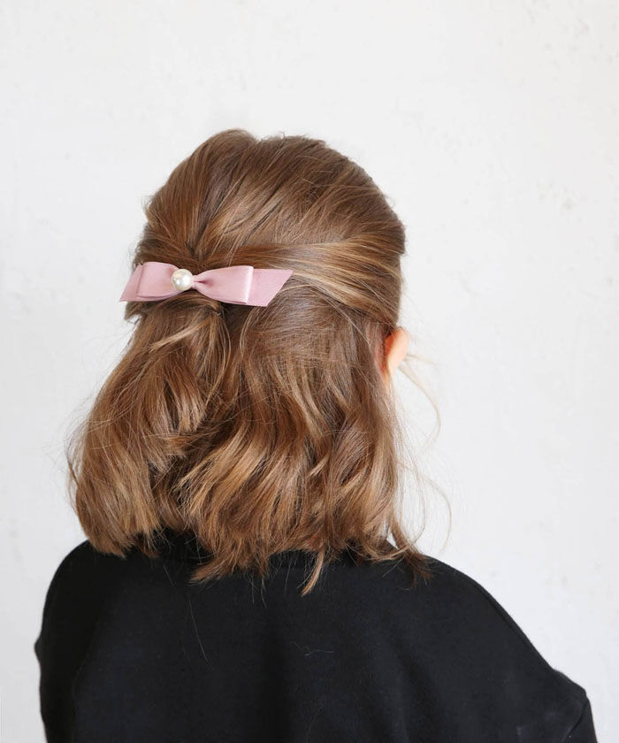 BACKYARD FAMILY「ヘアクリップ 大きめ リボン 通販 ヘア クリップ ヘアピン 髪飾り 髪留め キッズ 女の子 子供」|その他|