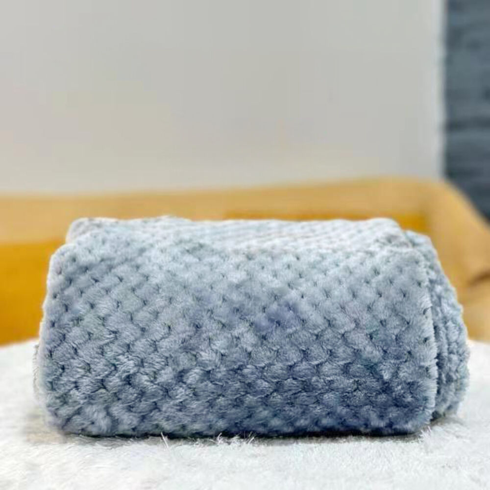 BACKYARD FAMILY「ペット ブランケット 通販 ペット毛布 毛布 犬毛布 猫毛布 暖かい ペットマット 無地 シンプル」|その他|ブルー1