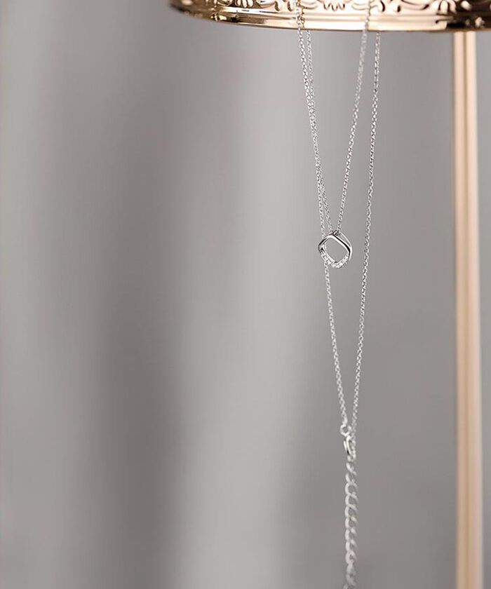 BACKYARD FAMILY「ネックレス レディース 通販 ダイヤモンドハーツ nec-0120 Diamond Hearts」|その他|