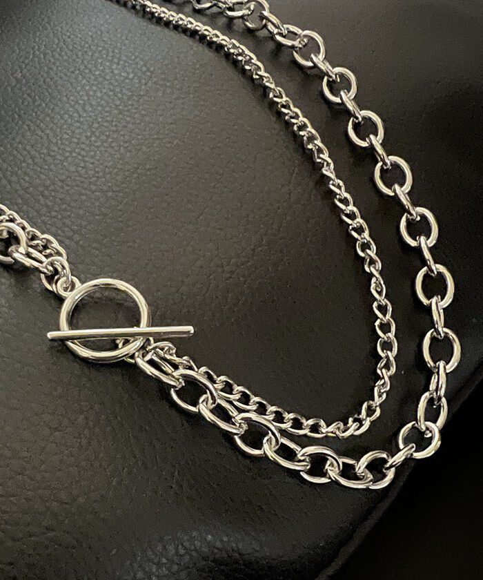 BACKYARD FAMILY「ネックレス 2連 通販 ダイヤモンドハーツ nec-0250 Diamond Hearts」|その他|