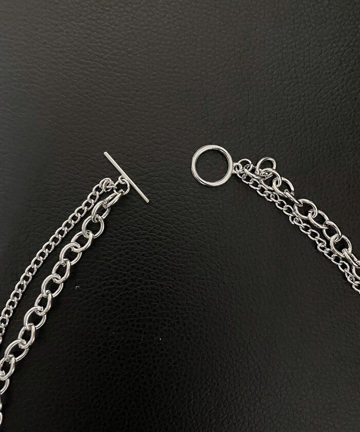 BACKYARD FAMILY「ネックレス 2連 通販 ダイヤモンドハーツ nec-0250 Diamond Hearts」|その他|