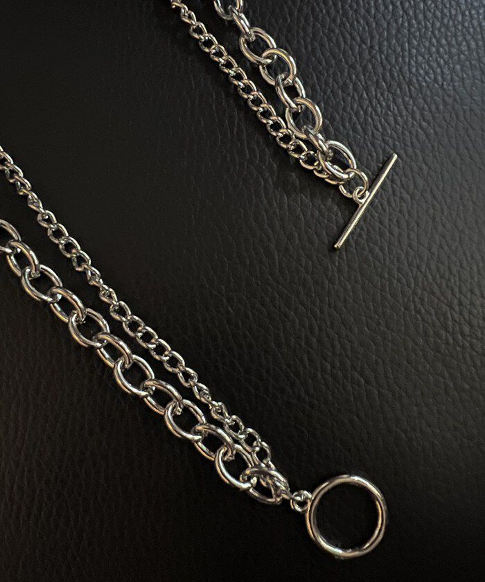 BACKYARD FAMILY「ネックレス 2連 通販 ダイヤモンドハーツ nec-0250 Diamond Hearts」|その他|