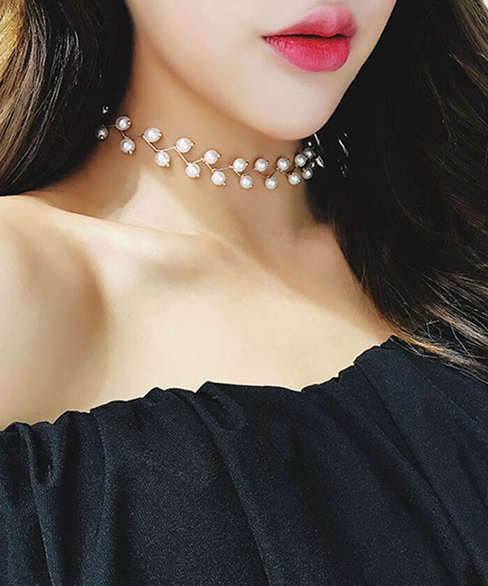 BACKYARD FAMILY「ネックレス レディース シンプル 通販 チョーカー ペンダント パールネックレス」|その他|