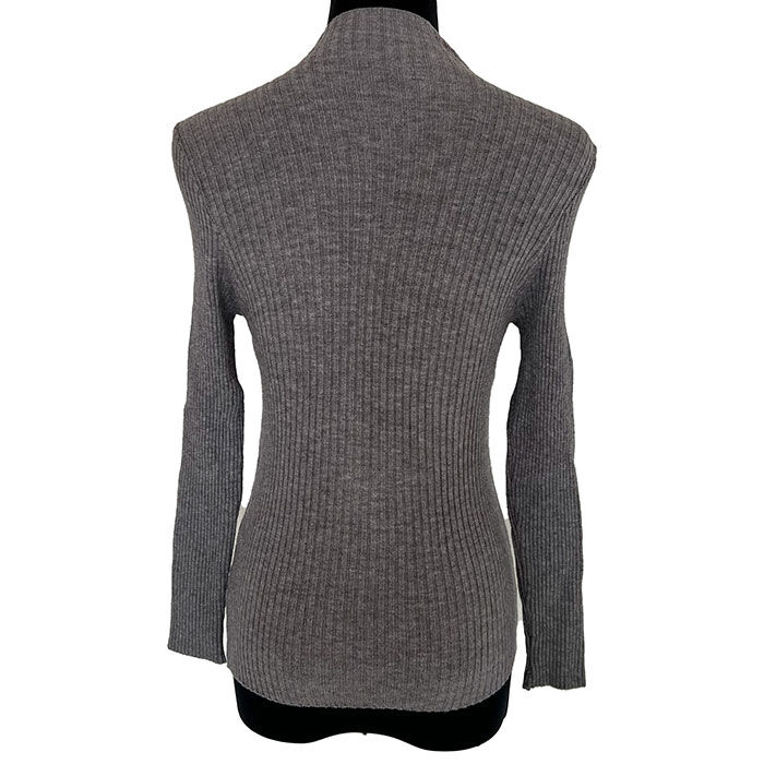 BACKYARD FAMILY「ニット トップス 冬 通販 リブニット ハイネック セーター 長袖 ハイネックニット」|ニット・セーター|