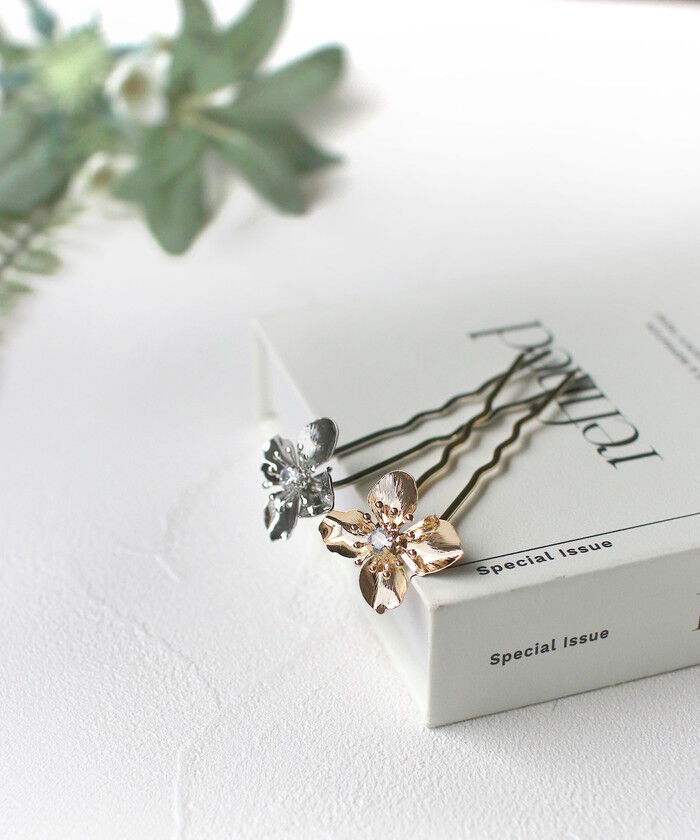 BACKYARD FAMILY「Rora ヘアコーム かんざし 通販 フローラ ヘアピン キッズ ヘアアクセサリー 髪どめ 髪留め」|その他|