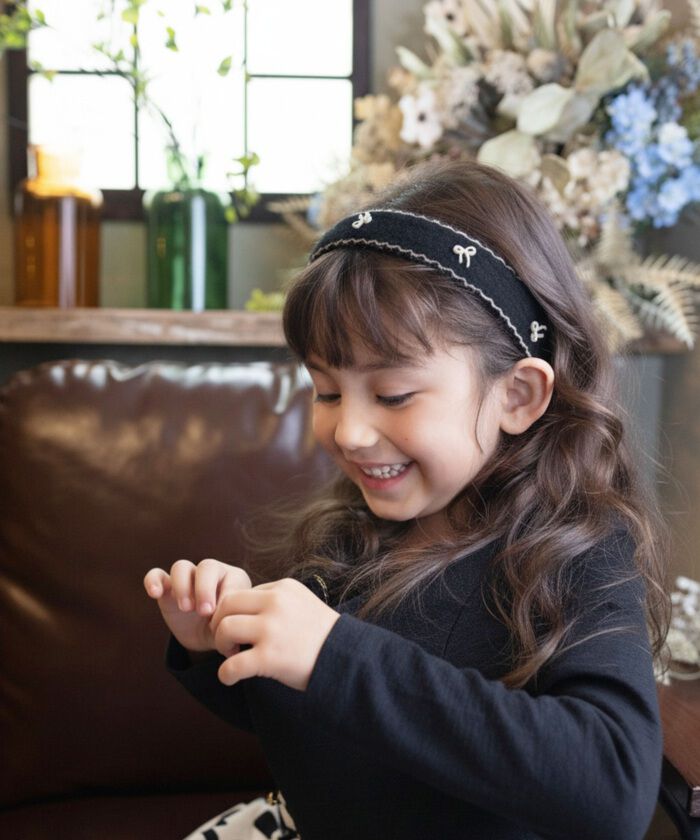BACKYARD FAMILY「Rora カチューシャ キッズ 通販 ロリス リボン 髪飾り 髪留め 髪どめ ヘアアクセサリー」|その他|