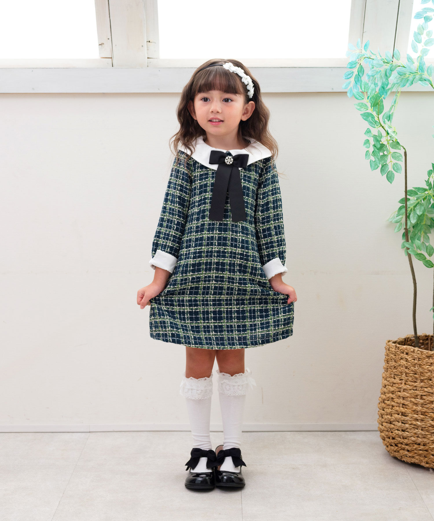 BACKYARD FAMILY「Rora キッズ 靴下 女の子 ハイソックス 通販 ルミ レース 長靴下 ソックス くつ下 膝下」|その他|