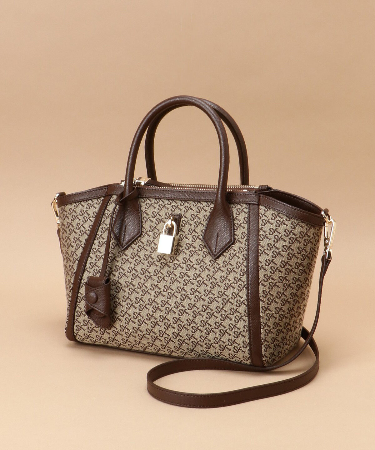 Samantha Thavasa「ST Jacquard サマンサアゼル」|ハンドバッグ|