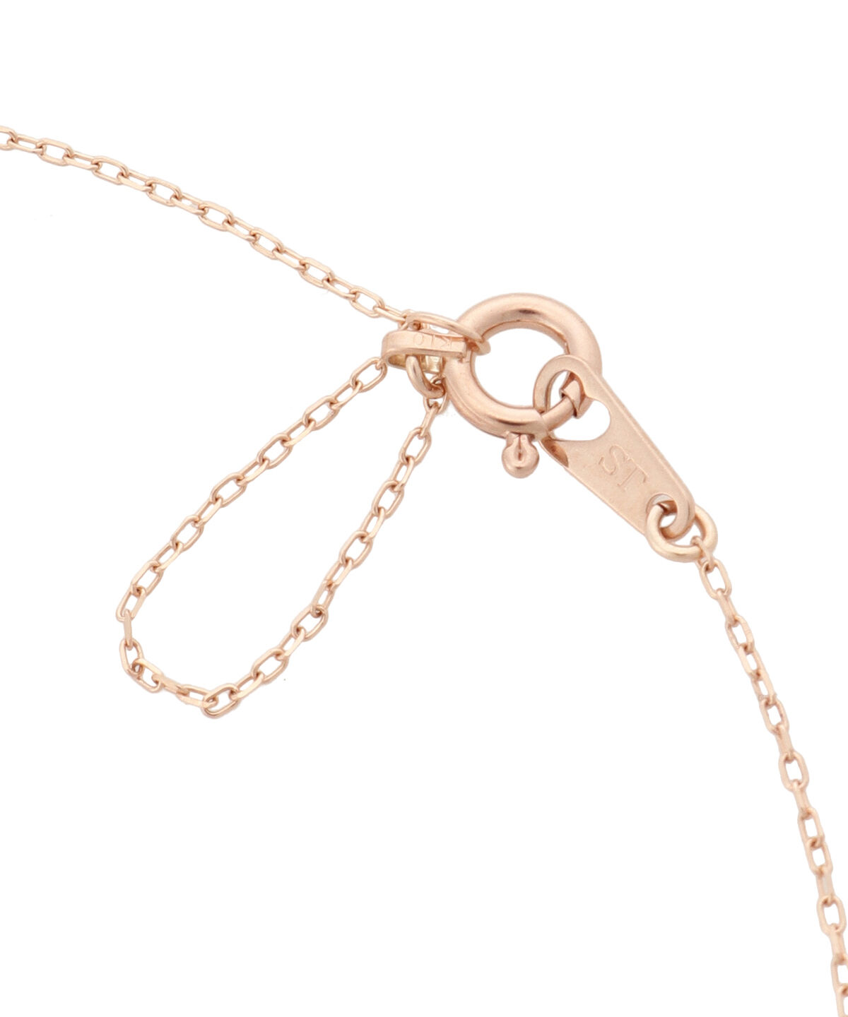 Samantha Tiara「K10 PG　ローズクォーツハートネックレス(小)」|ネックレス|