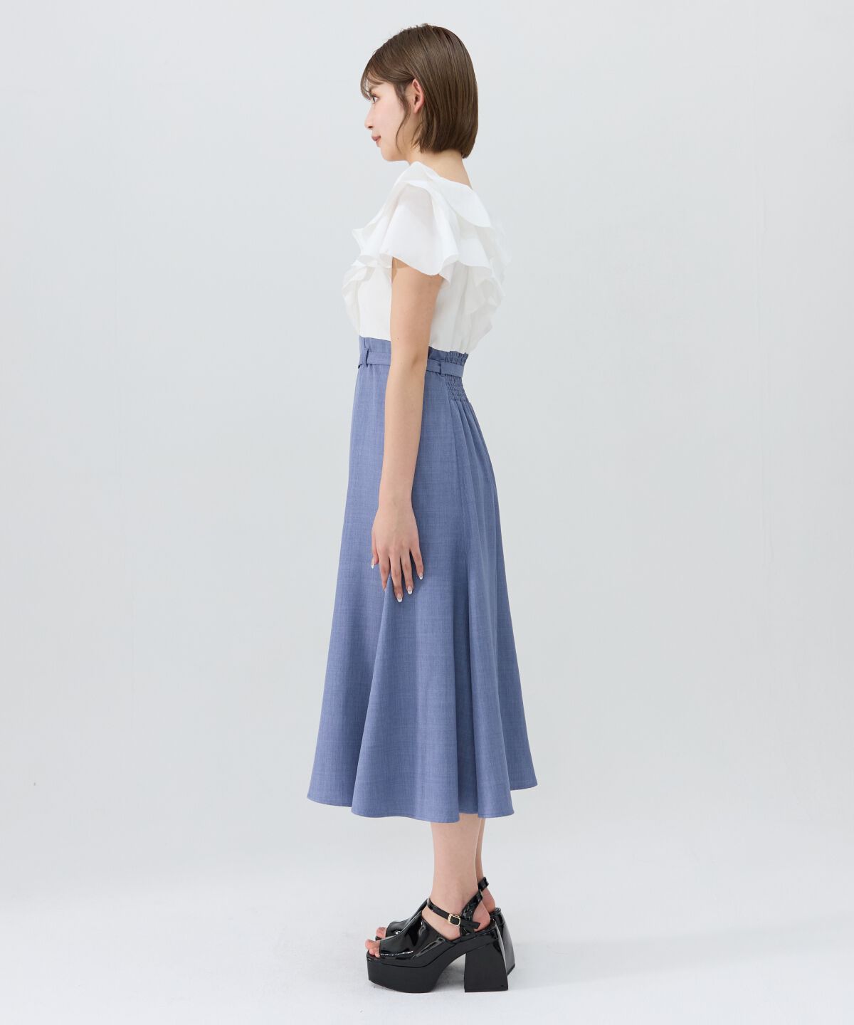 REDYAZEL「フリルドッキングワンピース」|ワンピース|