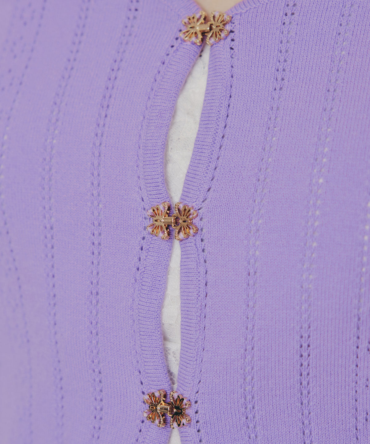 REDYAZEL「バタフライホックニットカーディガン」|カーディガン|