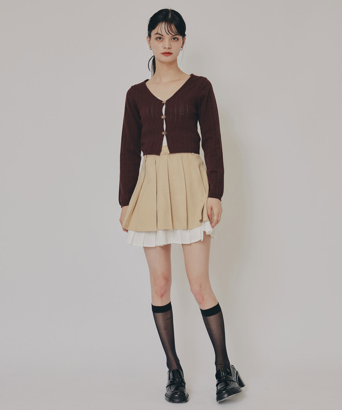 REDYAZEL「バタフライホックニットカーディガン」|カーディガン|