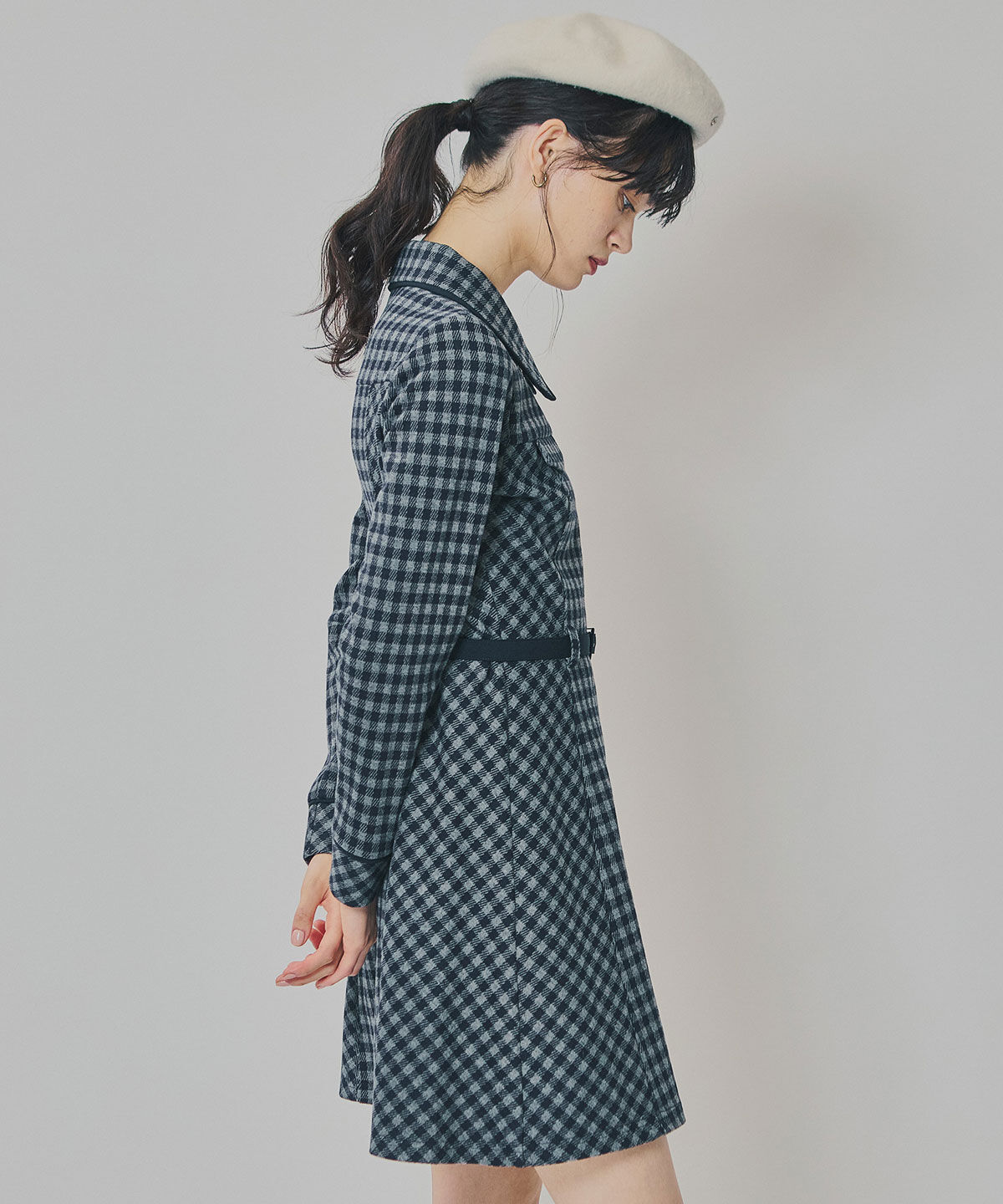 REDYAZEL「クラシカルチェックZIPミニワンピース」|ワンピース|