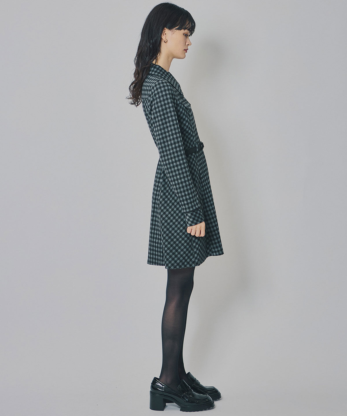 REDYAZEL「クラシカルチェックZIPミニワンピース」|ワンピース|