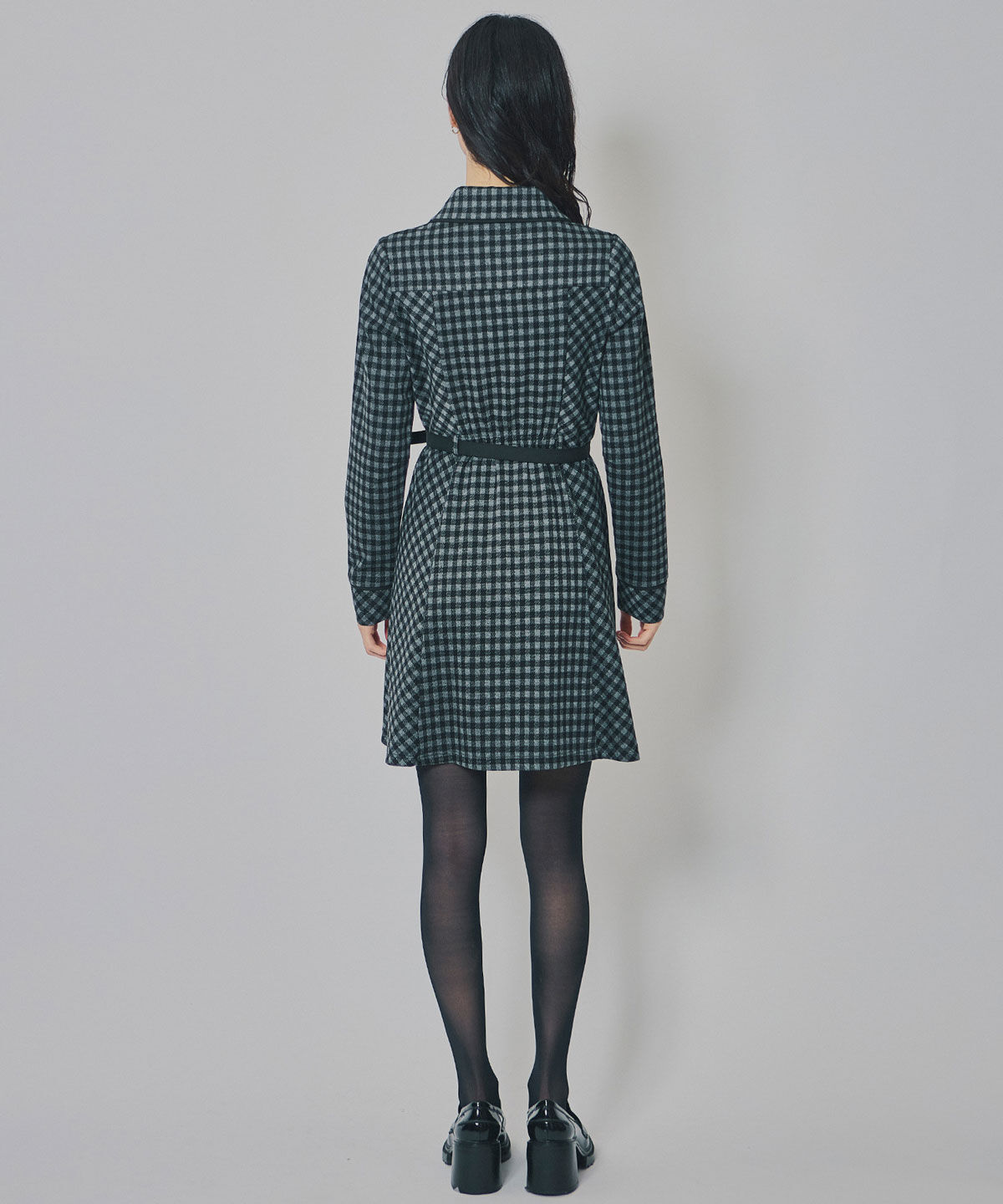 REDYAZEL「クラシカルチェックZIPミニワンピース」|ワンピース|