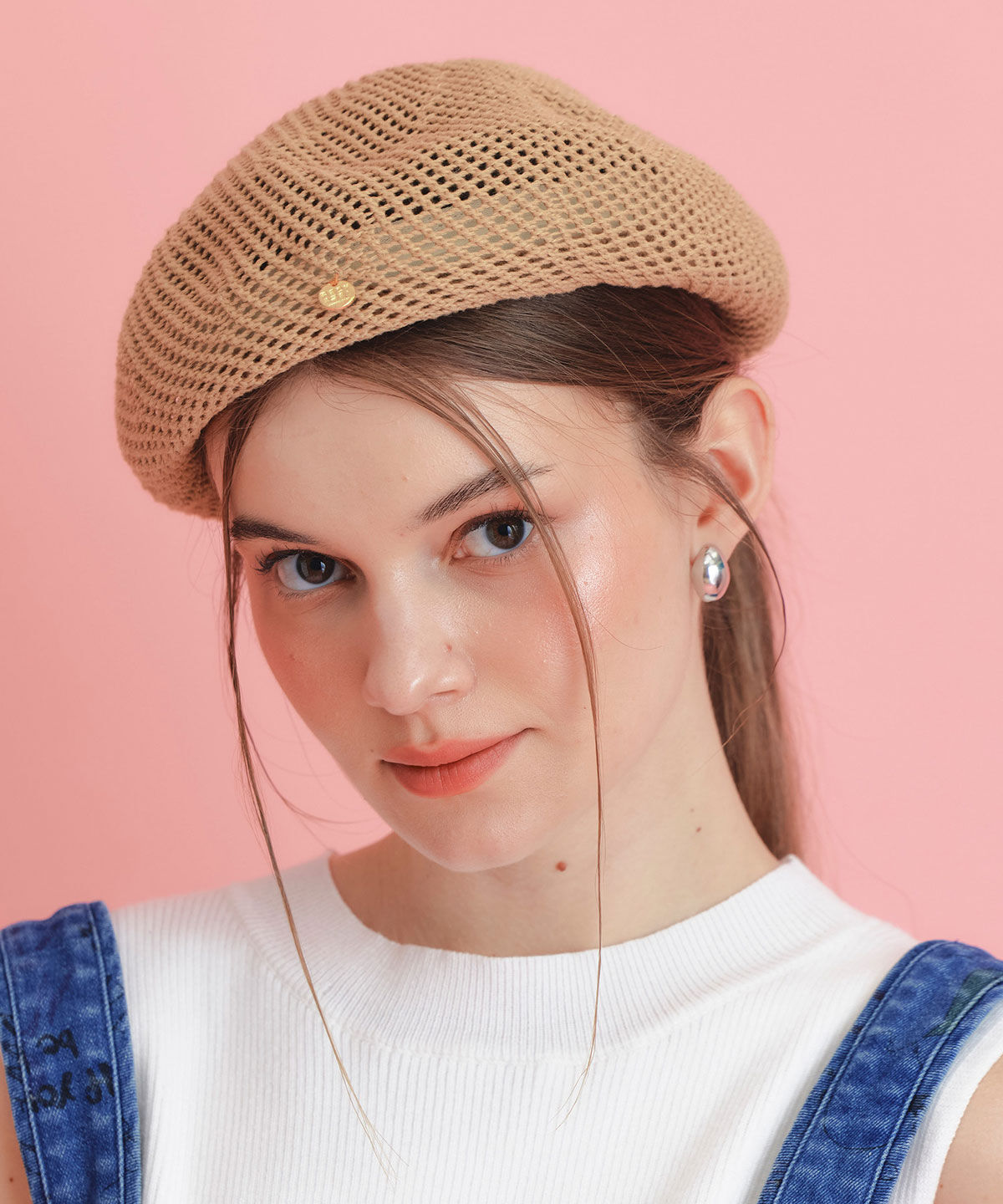 REDYAZEL「メタルプレートメッシュサマーベレー」|その他|ベージュ