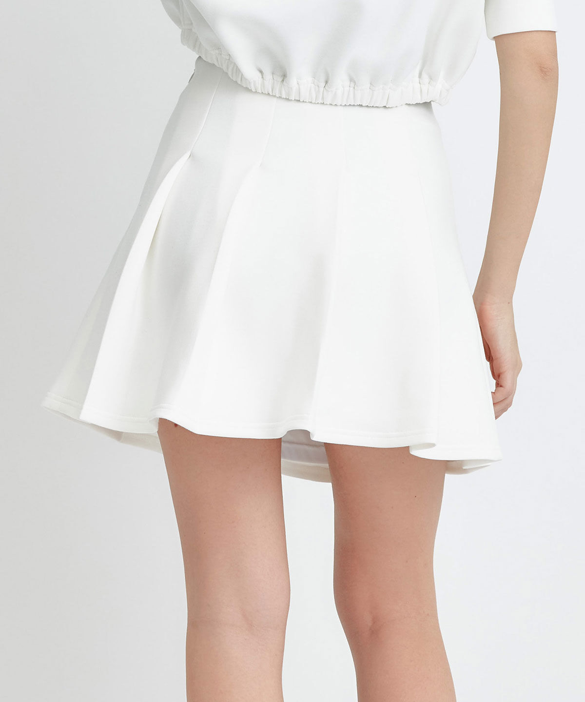 REDYAZEL「ダンボールプリーツミニスカート」|フレア|