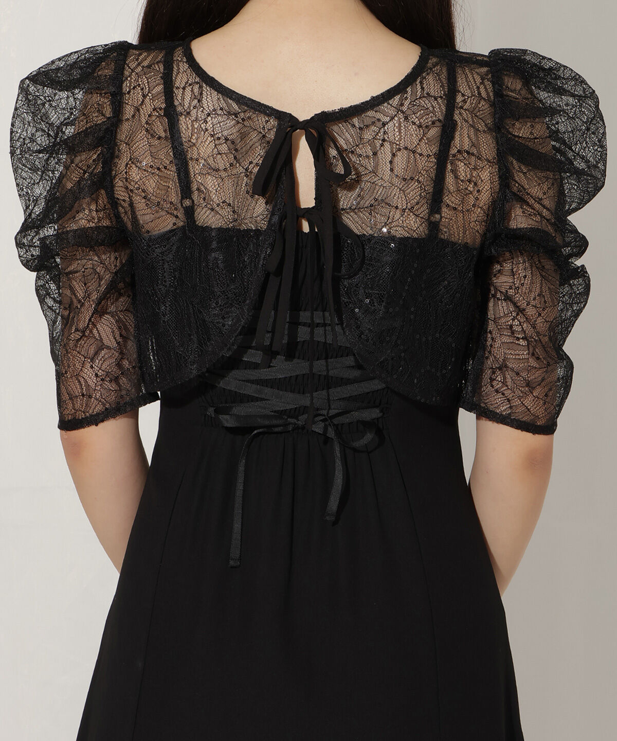 WILLSELECTION「スパンコールレースブラウス&times;マーメイドワンピース」|ドレス|