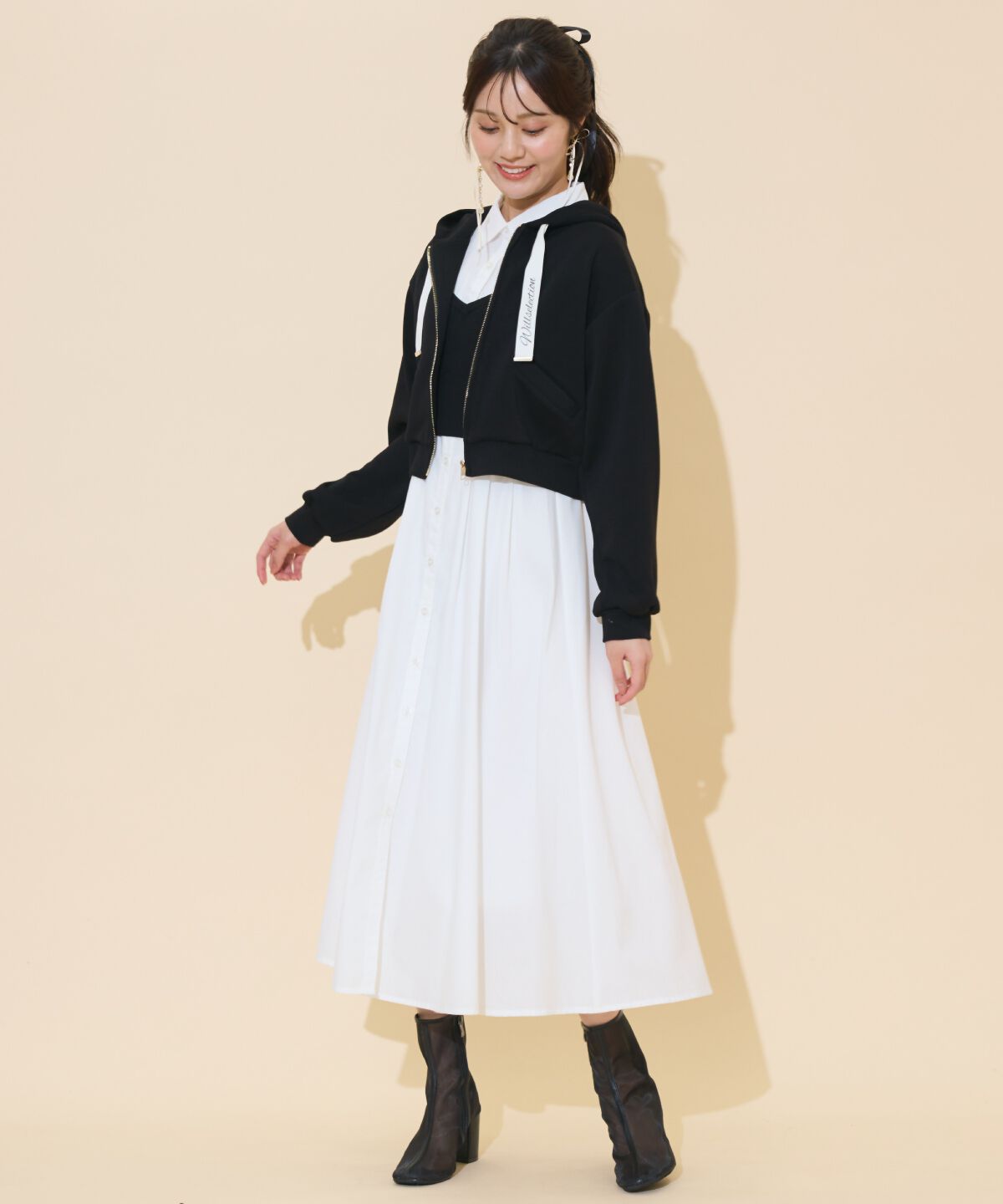 WILLSELECTION「ロゴテープパーカー」|パーカー|