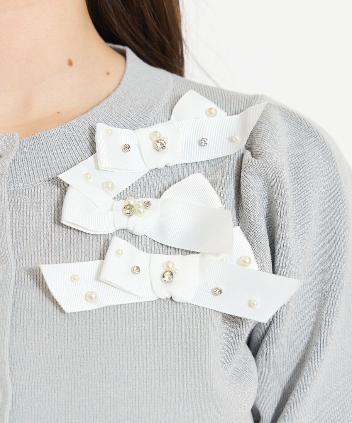 WILLSELECTION「リボンデコレーションカーディガン」|カーディガン|