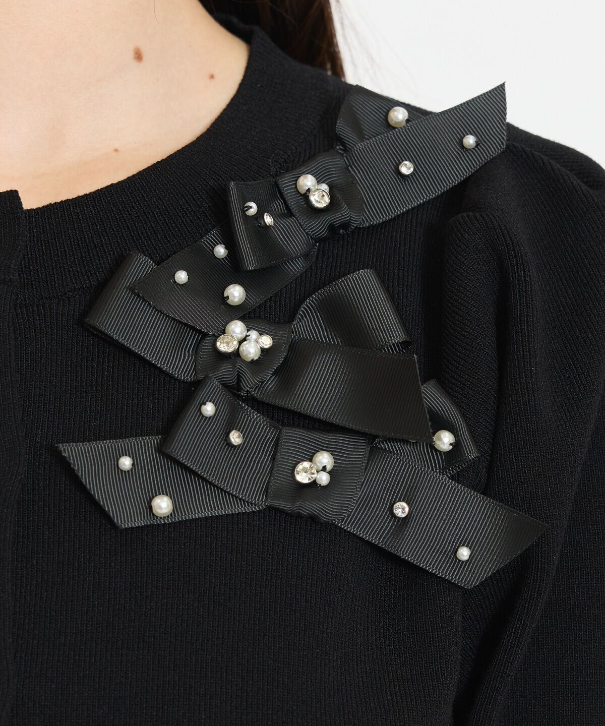 WILLSELECTION「リボンデコレーションカーディガン」|カーディガン|