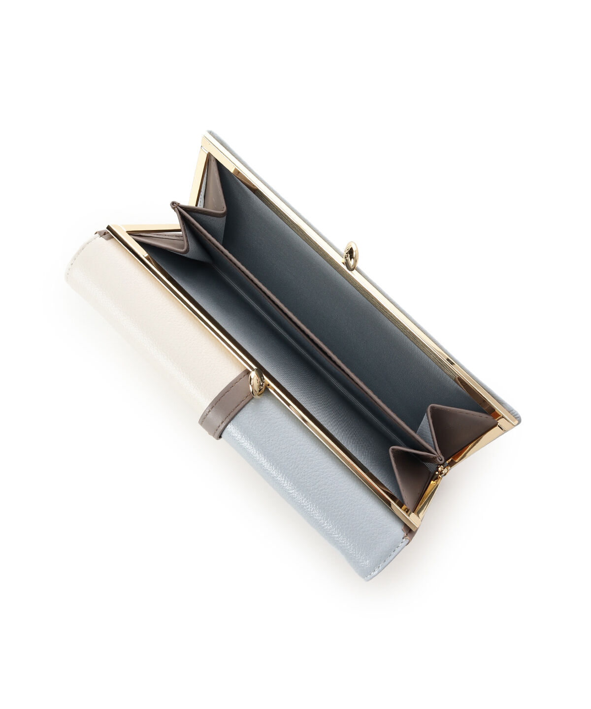 Samantha Thavasa Petit Choice「バイカラーフロントベルト 長財布」|財布|