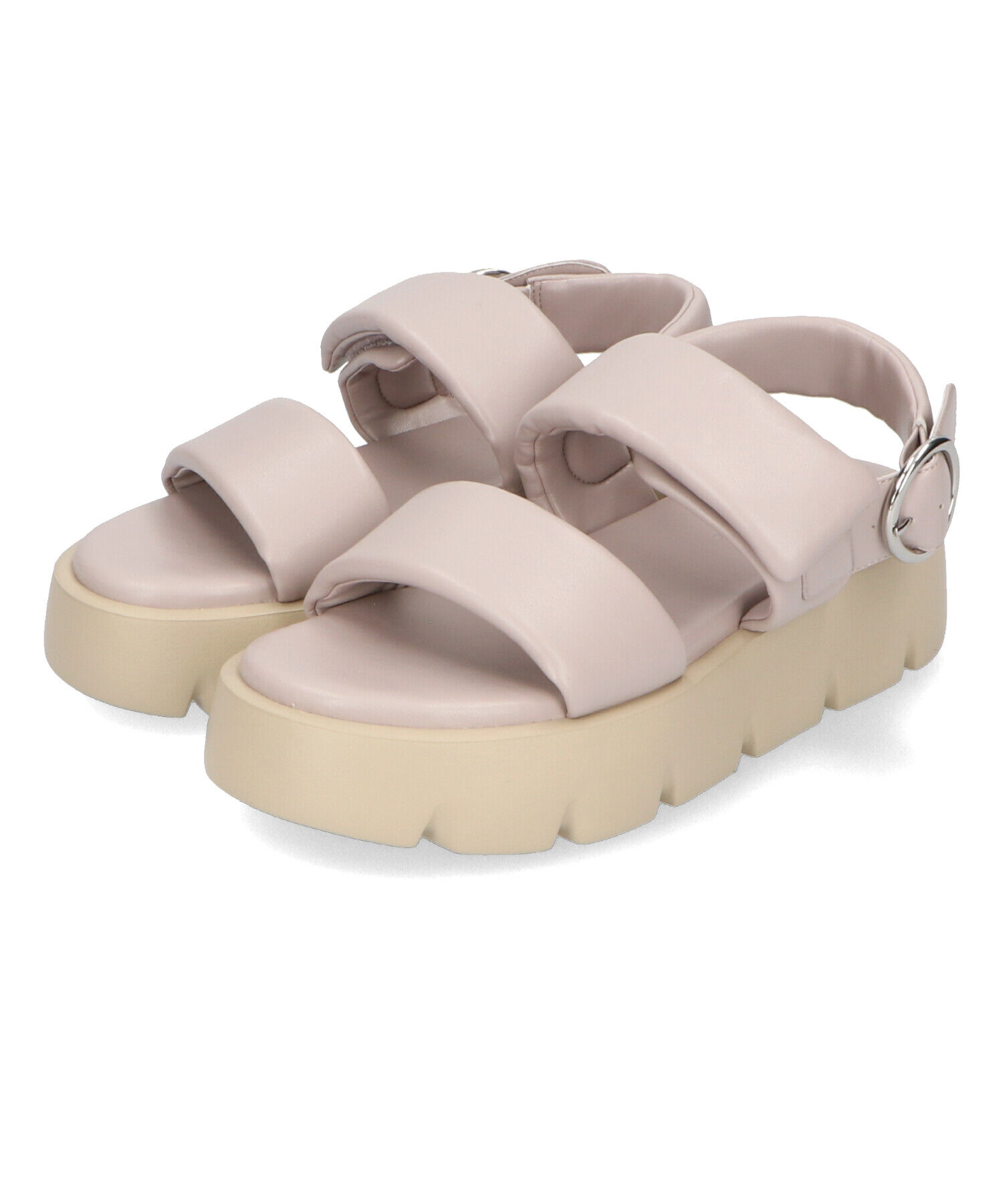 ORiental TRaffic「パデットダブルベルト厚底サンダル/41204」|サンダル|