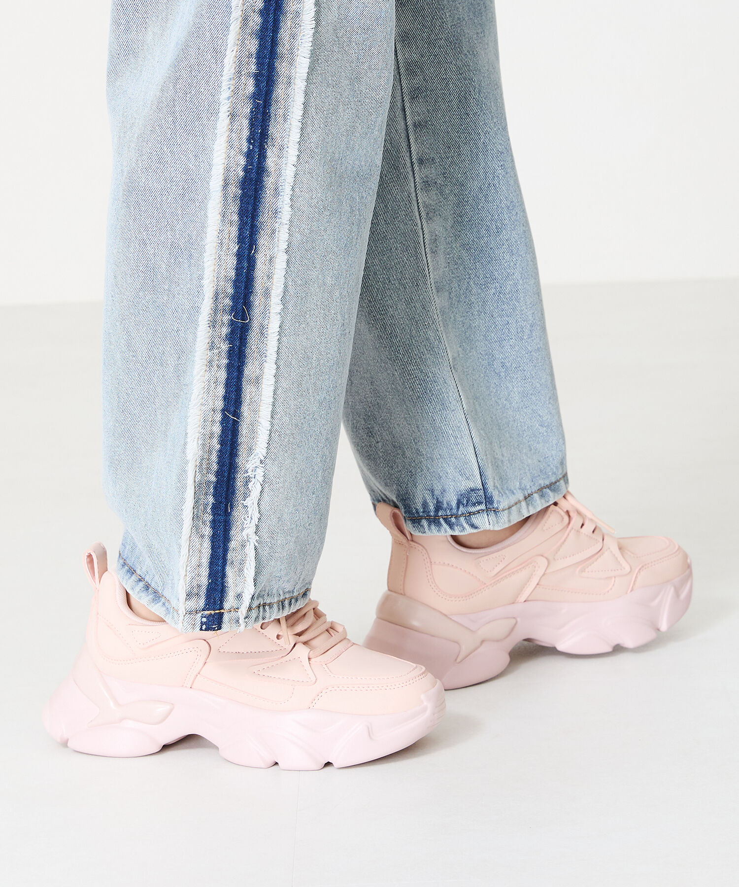 ORiental TRaffic「【トレンド】フレアソールシューレーススニーカー/OT3735 スニーカー 人気 売れてる スポーティー」|スニーカー|