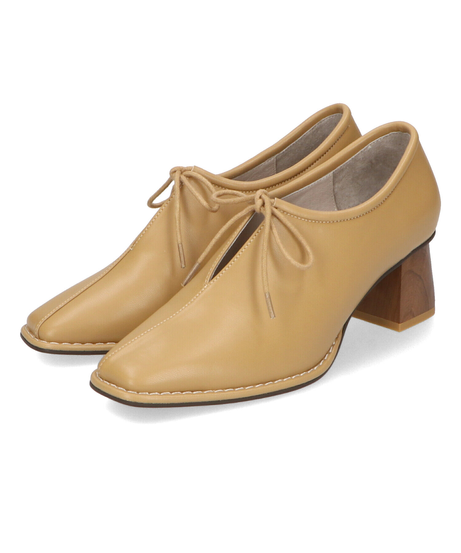 ORiental TRaffic「ウッド ヒール 甲深 パンプス /41307」|パンプス|