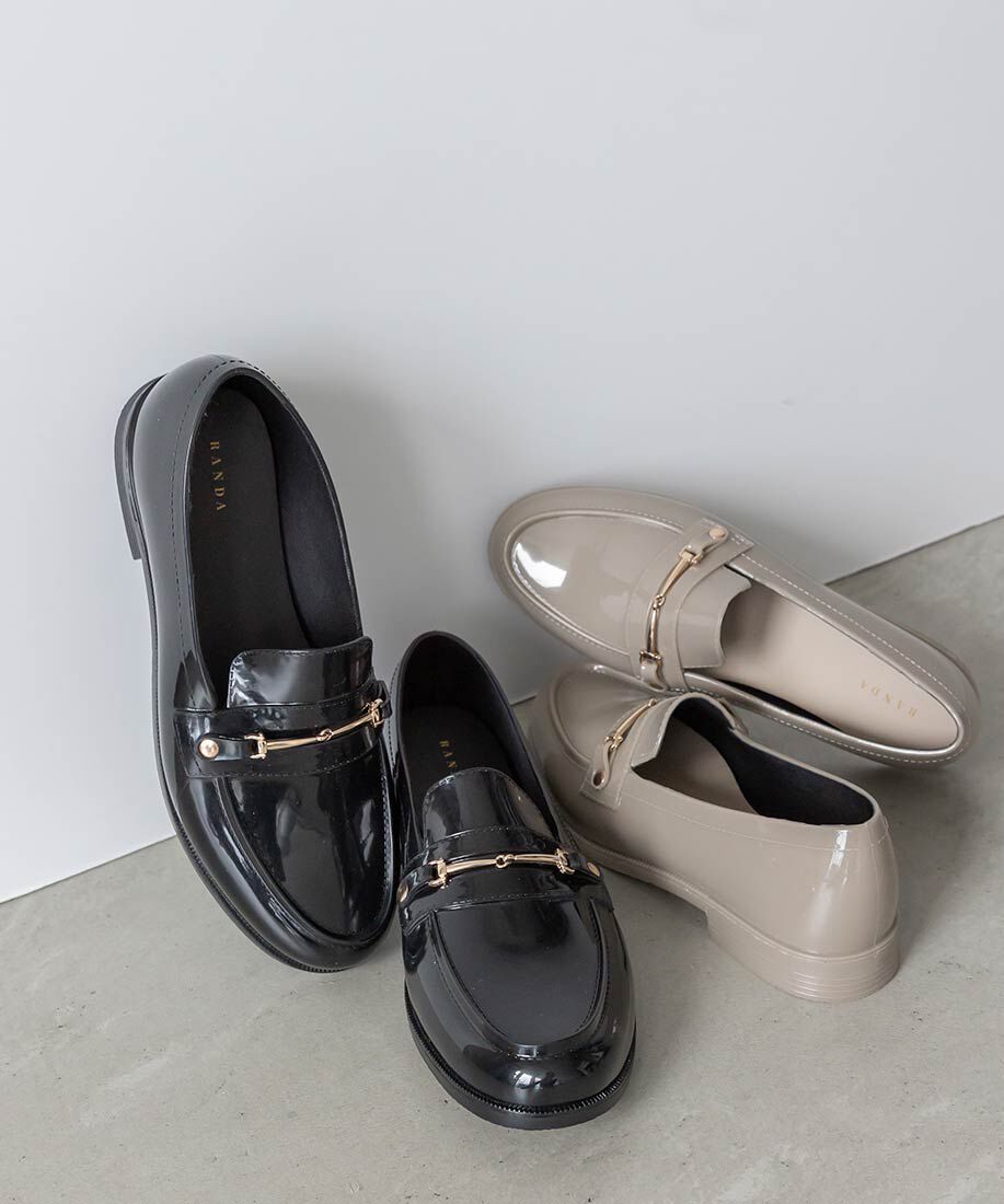  「ビットローファーレインシューズ」|レインシューズ|