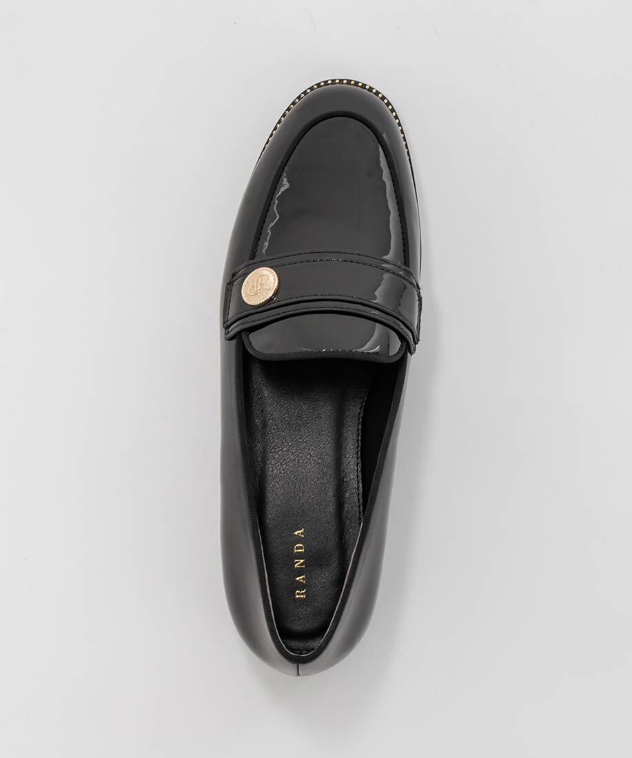  「晴雨兼用 モノグラムパーツローファーシューズ」|ローファー|