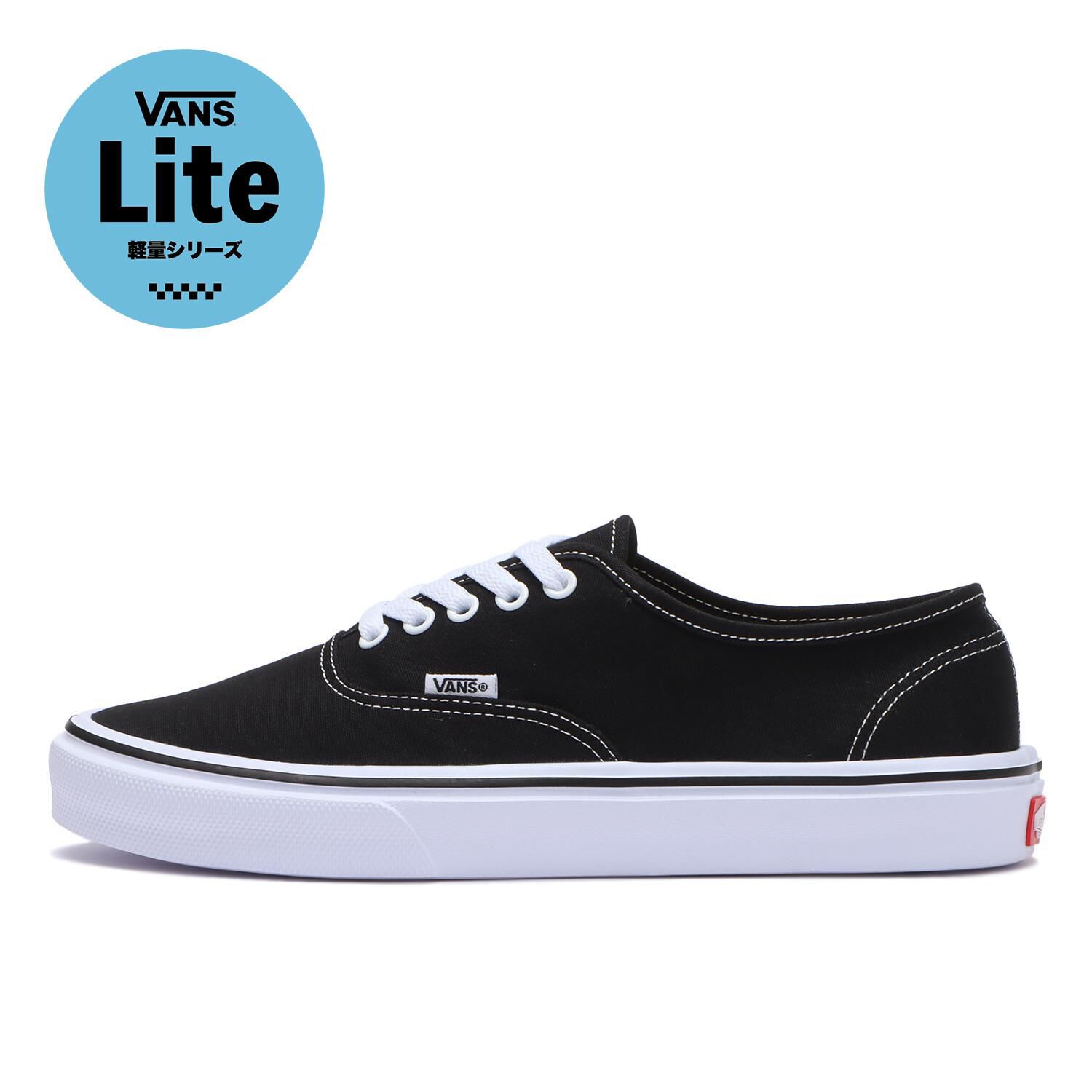 VANS「【VANS】AUTHENTIC LITE」|スニーカー|ブラック