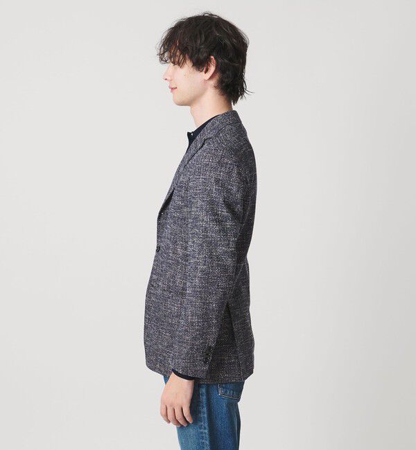 UNITED ARROWS「ファンシーツイード シングル 3ボタン テーラード ジャケット C-MODEL」|テーラードジャケット|